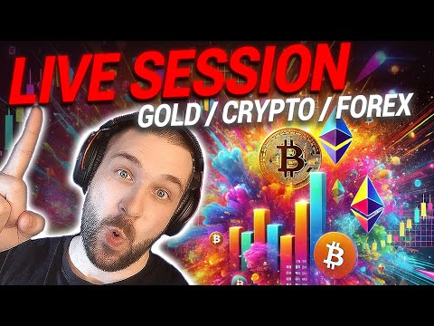 🔴 LIVE SESSION 🔴 GOLD BITCOIN CRYPTO XAUUSD NASDAQ FOREX🚀