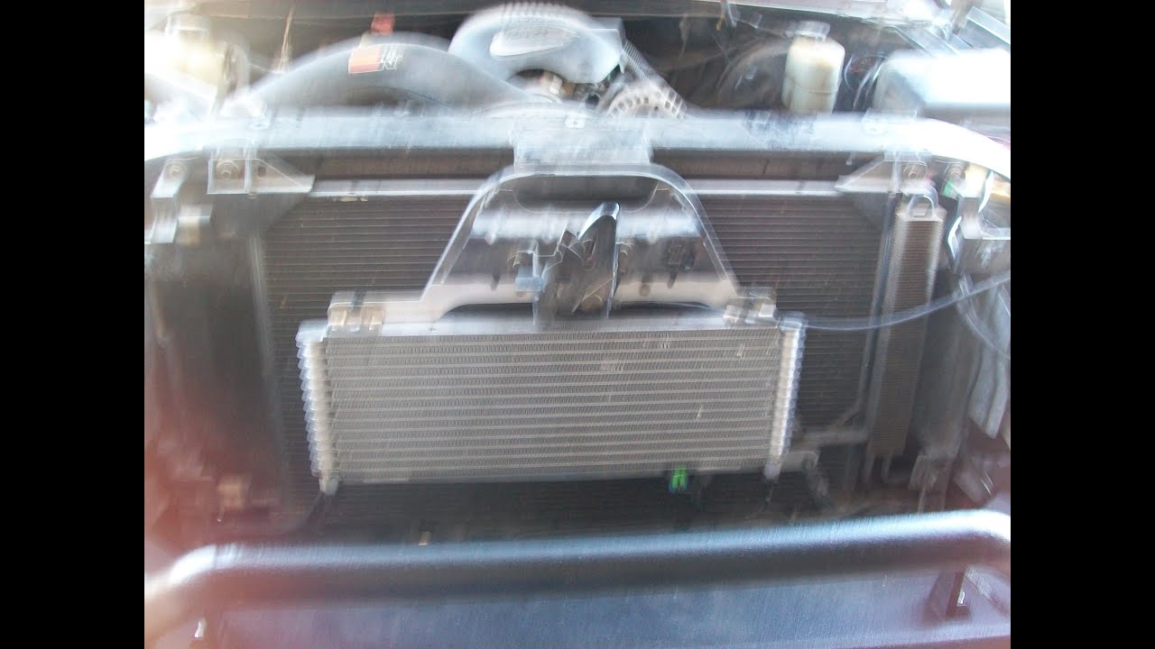 Aftermarket GM Transmission Cooler Install 99-06 - YouTube 2003 chevy trailblazer transmission diagram 
