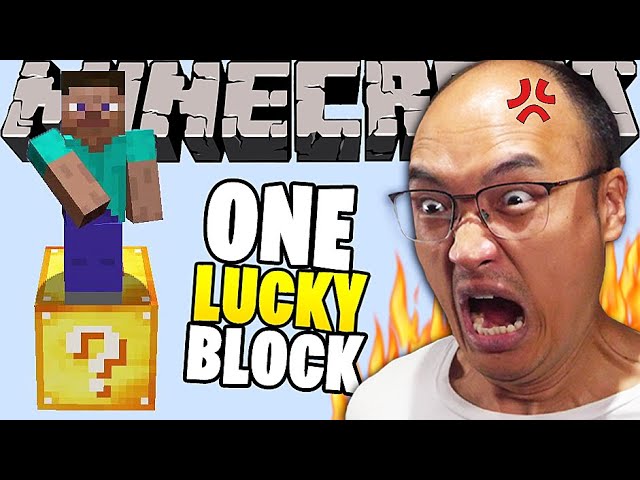 MINECRAFT ‘’ONE LUCKY BLOCK’’ M’A COMPLÈTEMENT DÉTRUIT…