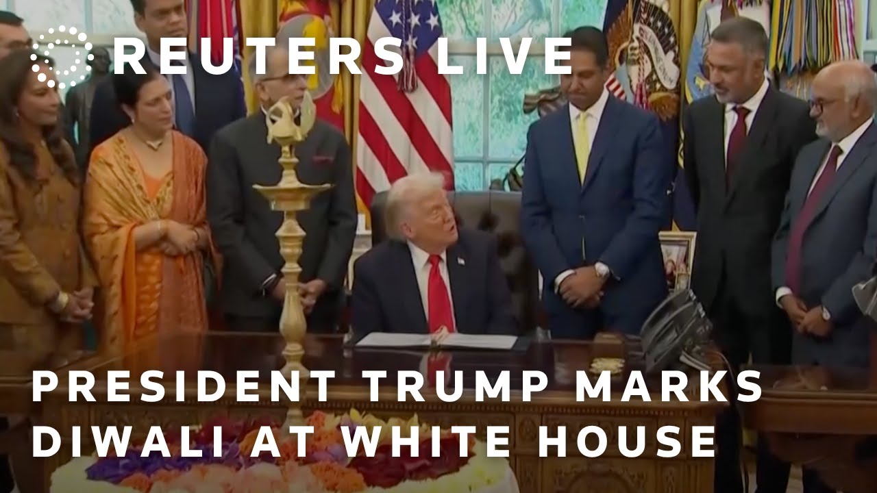 LIVE: President Trump marks Diwali at White House