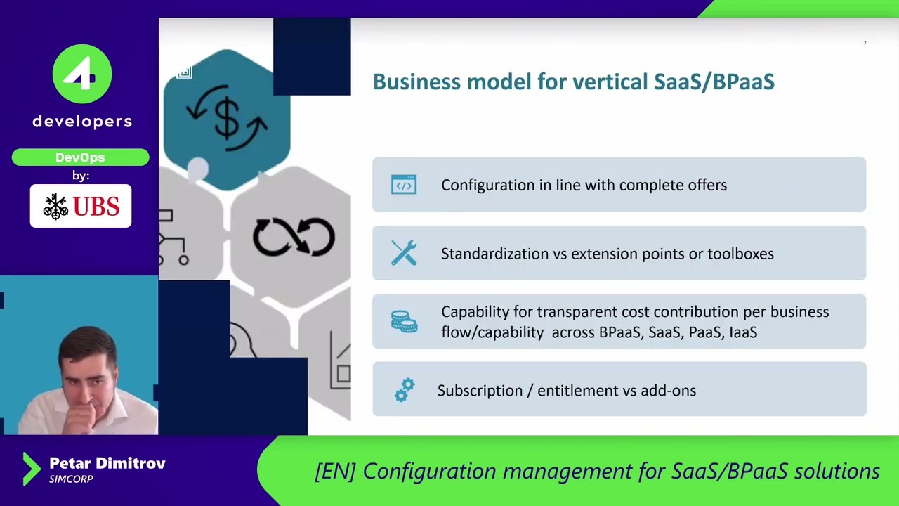 4Developers 2022: Configuration management for SaaS/BPaaS solutions - Petar Dimitrov