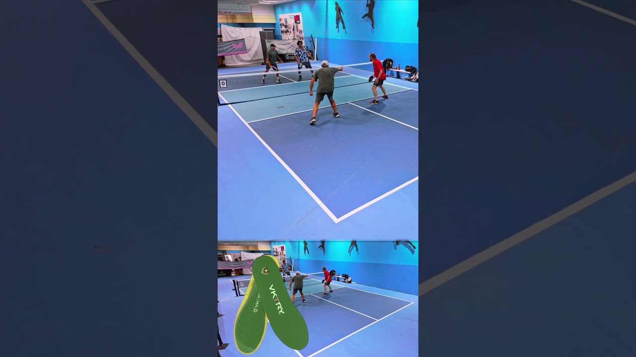 🤪When Desperate, Use the Net #pickleballhighlights #pickleball #sports #sporthighlights