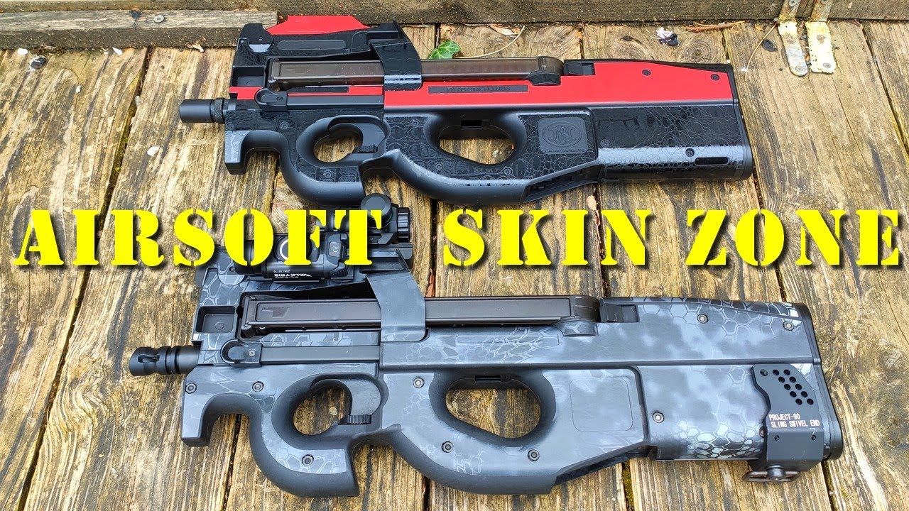 Gear - Airsoft Skin Zone - Kit camo P90 [French]