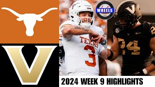 #5 Texas vs #25 Vanderbilt | Full Game Highlights | 2024 College Football Highlights