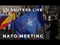 LIVE: NATO foreign ministers arrive for a meeting in Brussels