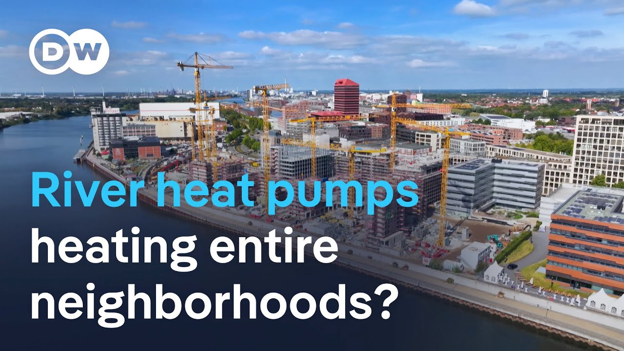 River heat pump to supply hot water in Germany | DW News