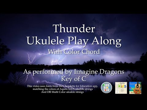Upload mp3 to YouTube and audio cutter for Thunder Ukulele Play Along -  Easy download from Youtube