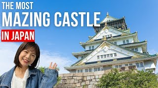The best castle in Japan【Osaka Castle】with cute japanese girl