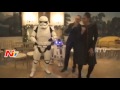 Obama couple dance with Star Wars characters, robots