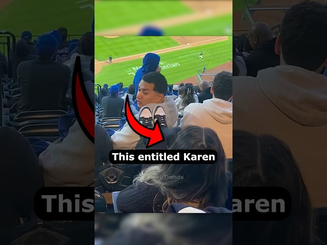 Entitled Karen Uses Fan as Foot Rest