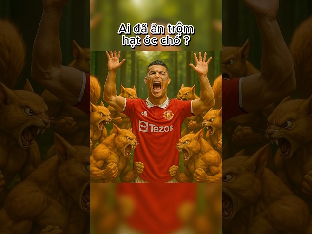 Ronaldo bị bầy sóc tấn công oan? | MOCHI TV #Cartoon #Story #Kechuyen #tungtungtungsahur