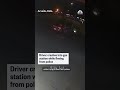 Driver crashes into gas station while fleeing from police
