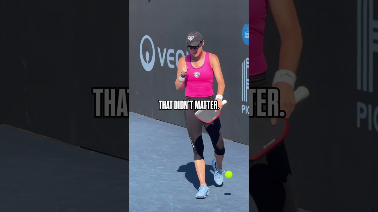 A HUGE comeback from Kaitlyn Christian to win this pickleball match and make the quarterfinals