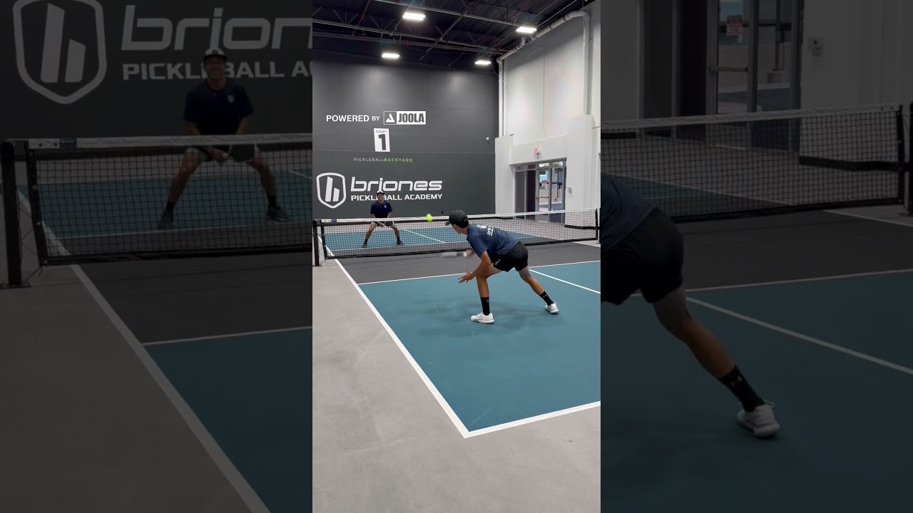 Rate the resets 💪 Briones Pickleball Academy open! BrionesAcademy.com for more info #pickleball