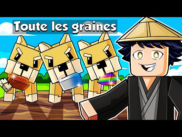 J'ai Utilisé que les Graines que mes Shiba Inu déterrent ! (c'est abusé..)