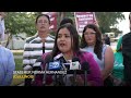 Immigration advocates respond after ICE officer fatally shoots suspect  - 01:08 min - News - Video