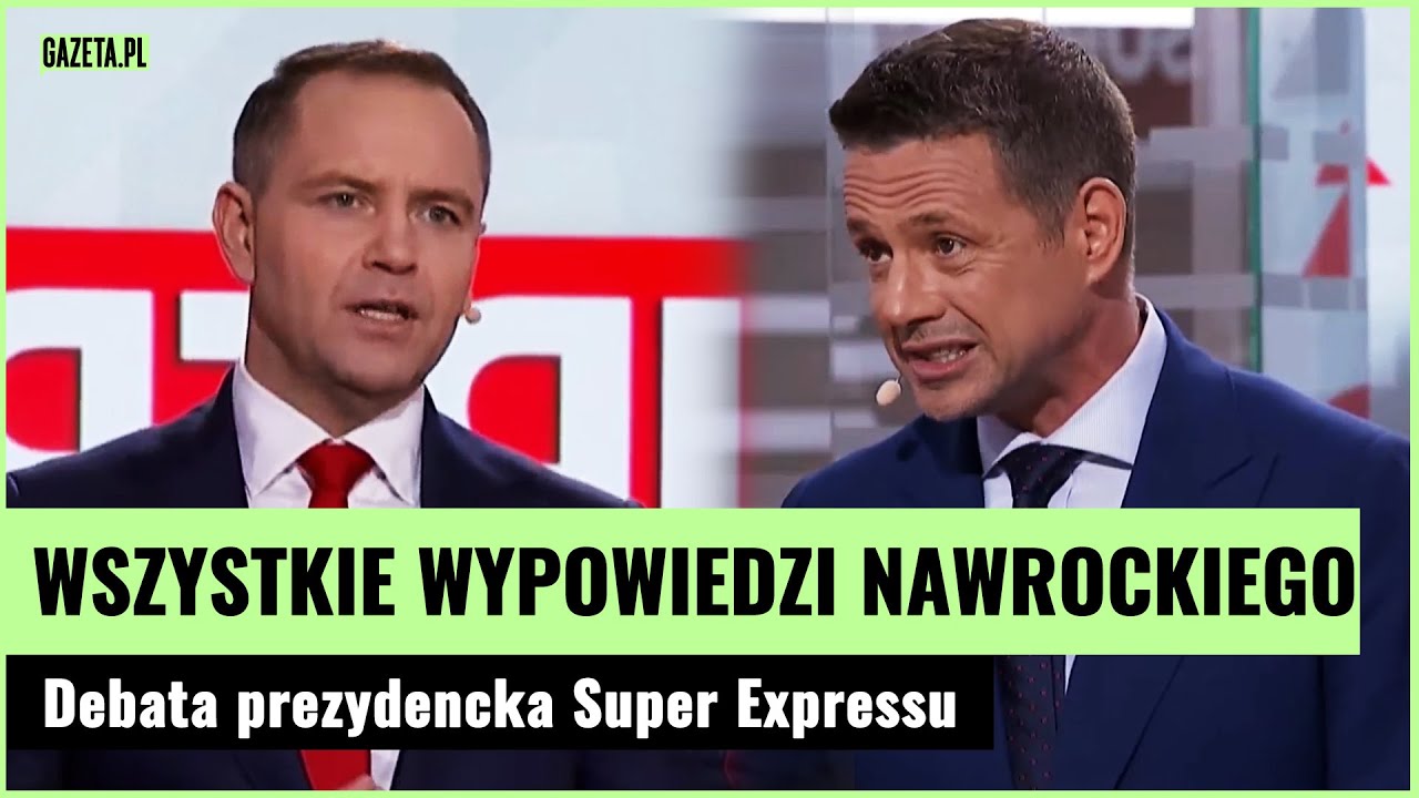 Nawrocki at the Super Express debate. All statements | Gazeta.pl
