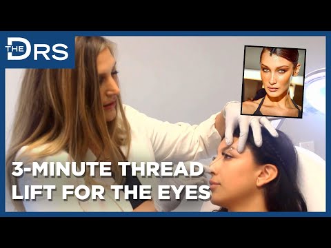 PDO Max Director of Training, Dina BenDavid (aka @thethreadauthority) shows her thread technique on The Doctors on how she achieves an instant eyelift on her patient Laura in minutes.