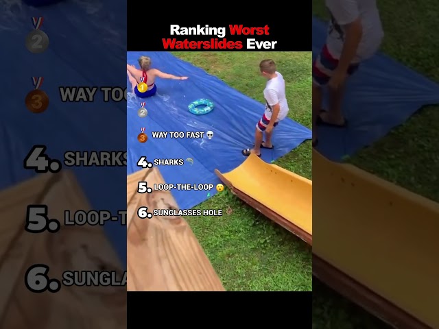 Ranking Worst Waterslides Ever 💀