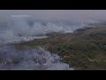 Wildfires burn across Brazil wetlands