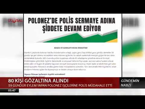 80 KİŞİ GÖZALTINA ALINDI – 17.09.2024 – Ulusal Kanal