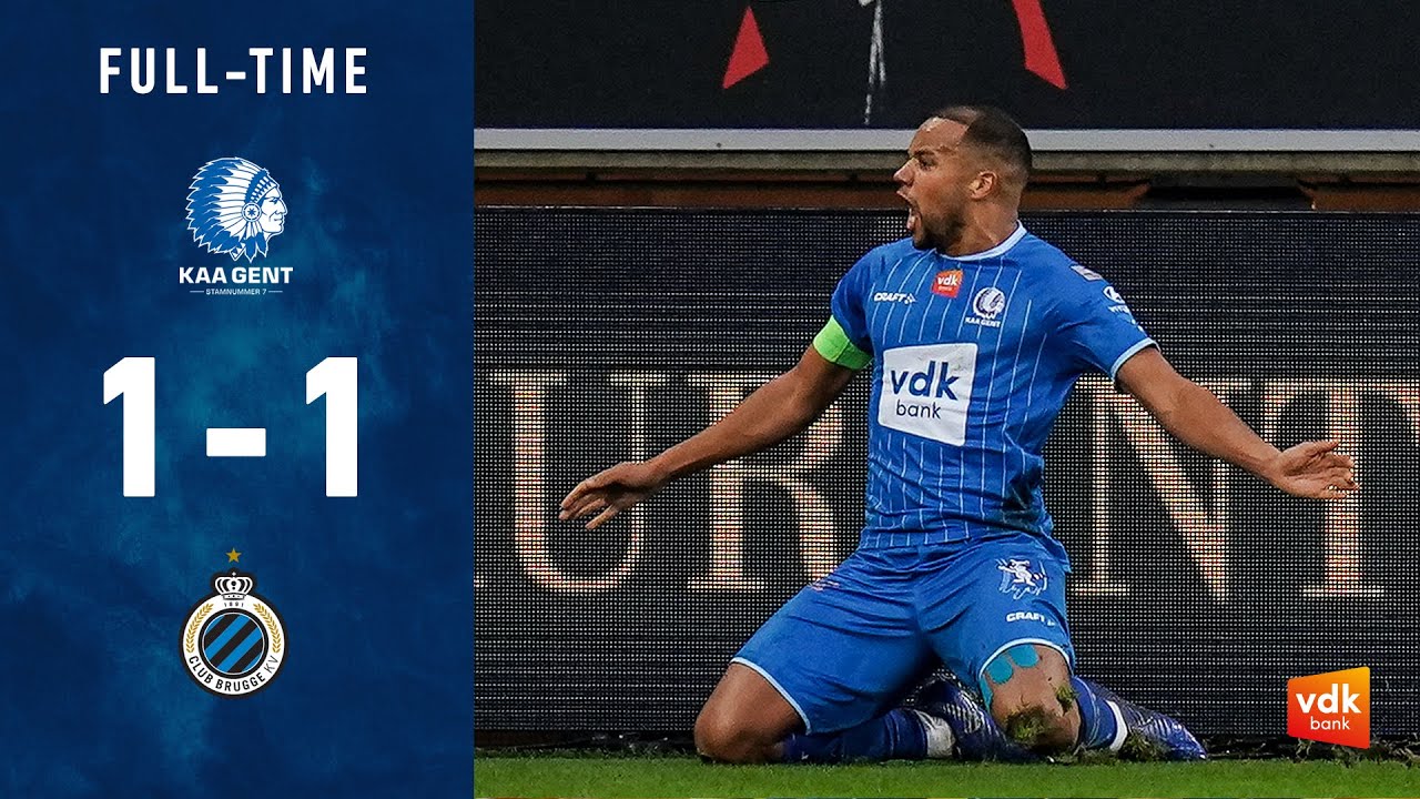 KAA Gent - Club Brugge: 1-1