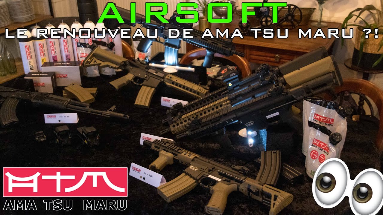 AIRSOFT - LE RENOUVEAU DE AMA TSU MARU ?! (J'ai été invité par une marque d'airsoft) [FR]