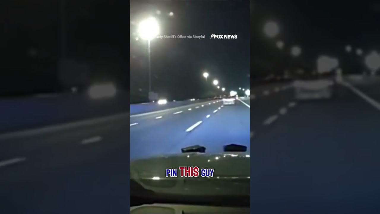 Police dashcam footage captures INTENSE car chase #foxnews #shorts #news #crime #us