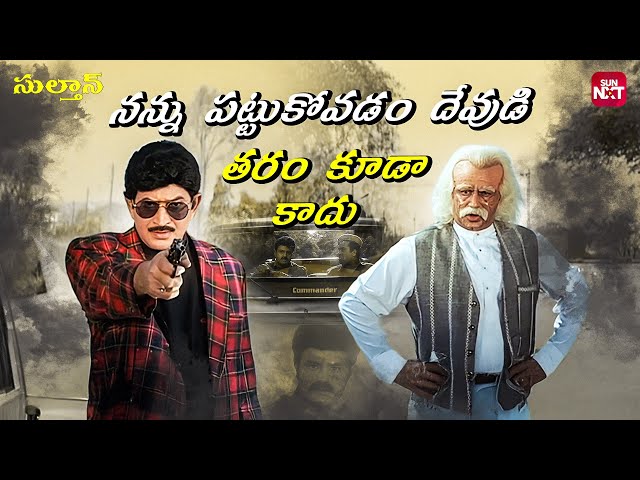 విలన్ బాలయ్య ఎంట్రీతో హల్‌చల్ 🔥 | Sultan Fight Scene | Balakrishna vs Krishana | Sun NXT Telugu