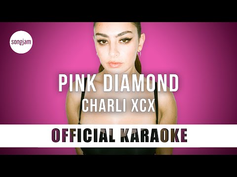 Charli XCX - pink diamond (Official Karaoke Instrumental) | SongJam