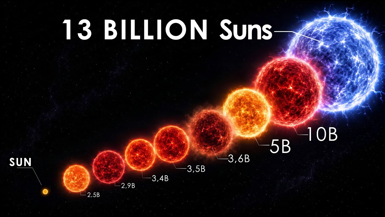 The REAL Largest Stars in the Universe - 3D Size Comparison