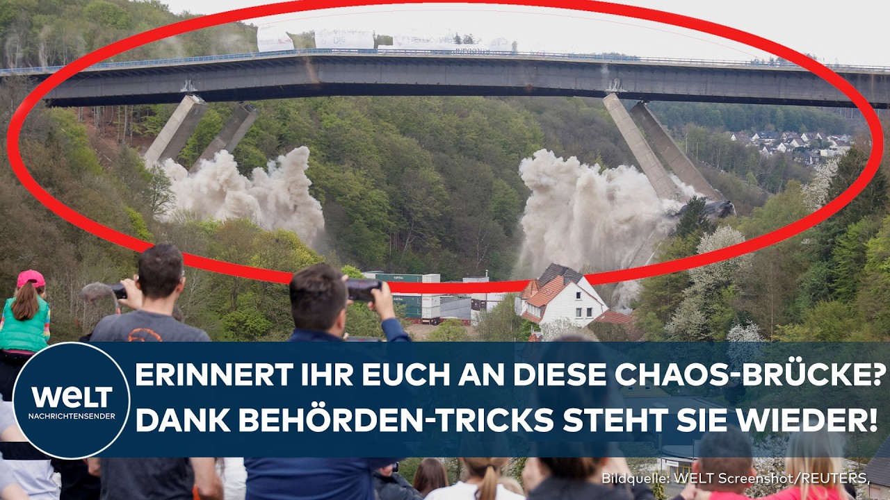 LÜDENSCHEID: Wiedereröffnung der Rahmedetalbrücke! In Rekordzeit fertiggestellt dank kleiner Tricks!