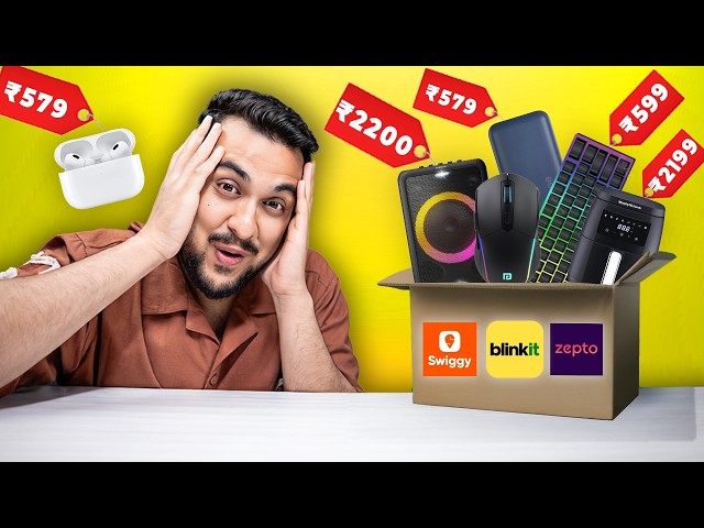 I Bought Cheapest Gadgets on Blinkit Zepto and Instamart!