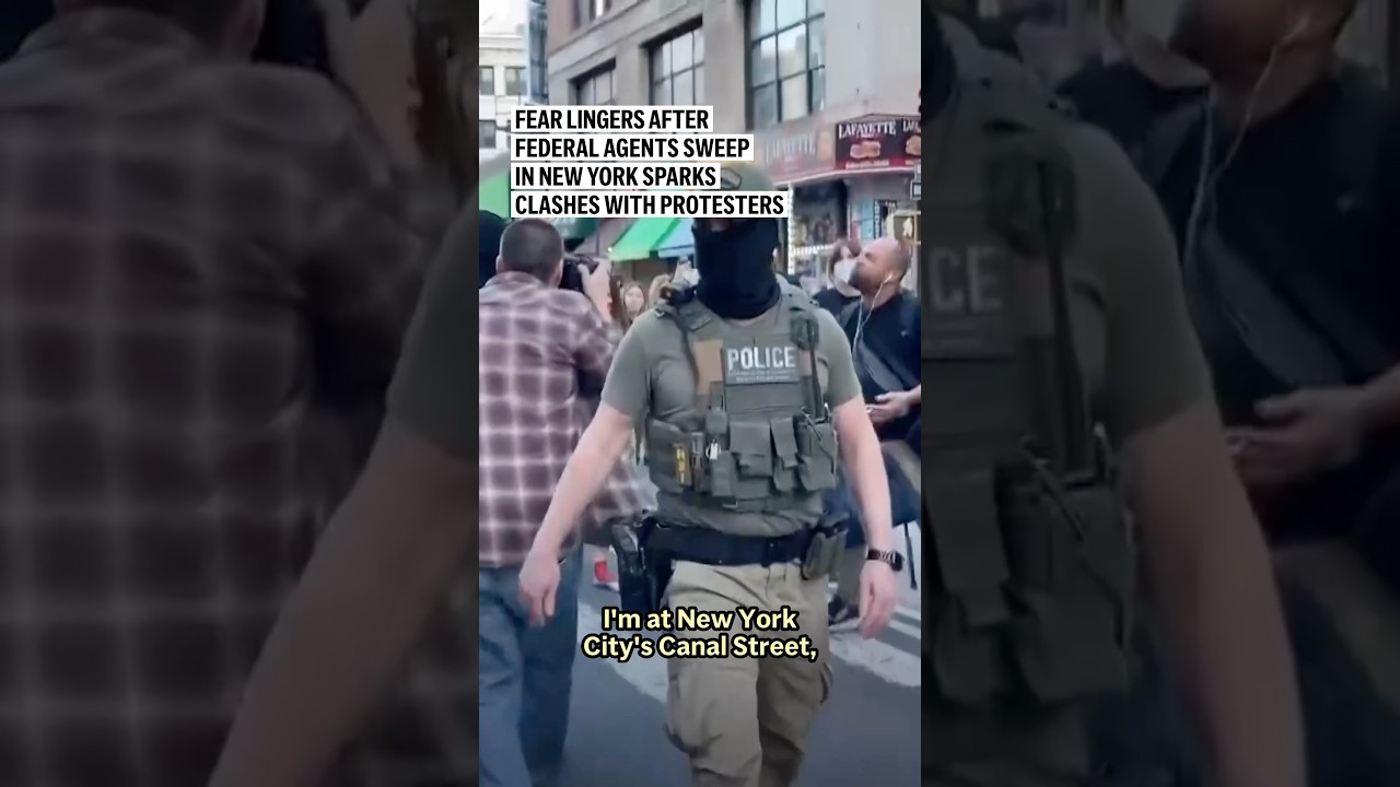 Fear lingers after federal agents sweep in New York sparks clashes with protesters