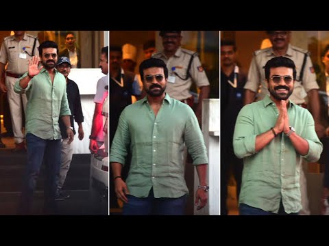 Ram Charan's airport appearance turns heads