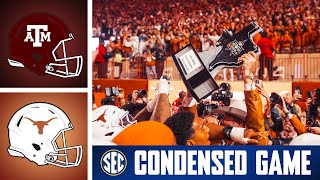 No. 3 Texas A&M Aggies at No. 16 Texas Longhorns  | Condensed Game | 2025 SEC Football