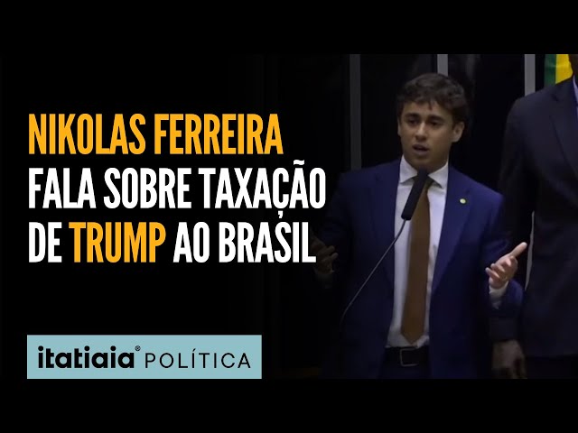 NIKOLAS FERREIRA FALA SOBRE A TAXAÇÃO DE TRUMP SOBRE O BRASIL