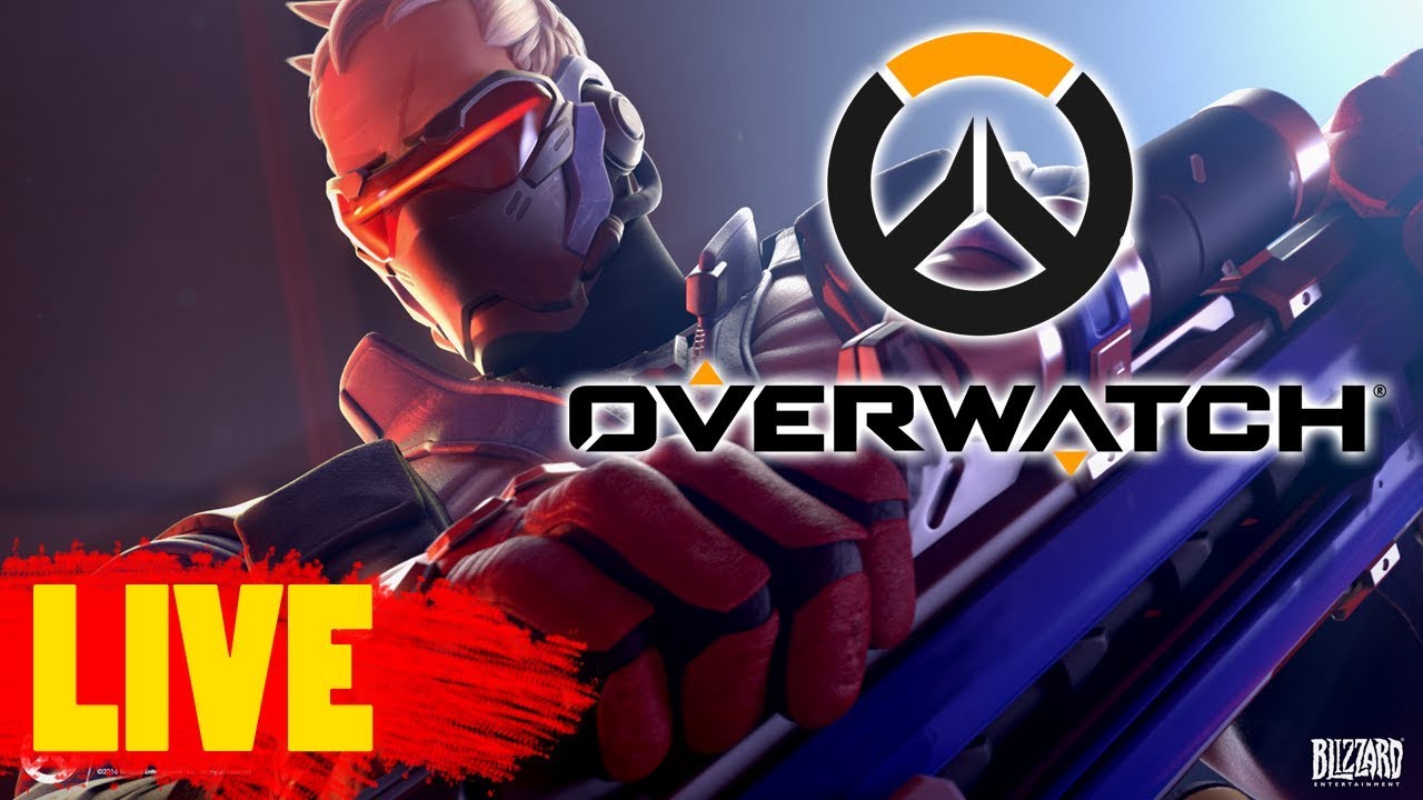 LIVE - Overwatch - Jogando de Soldier - Gameplay do Boy
