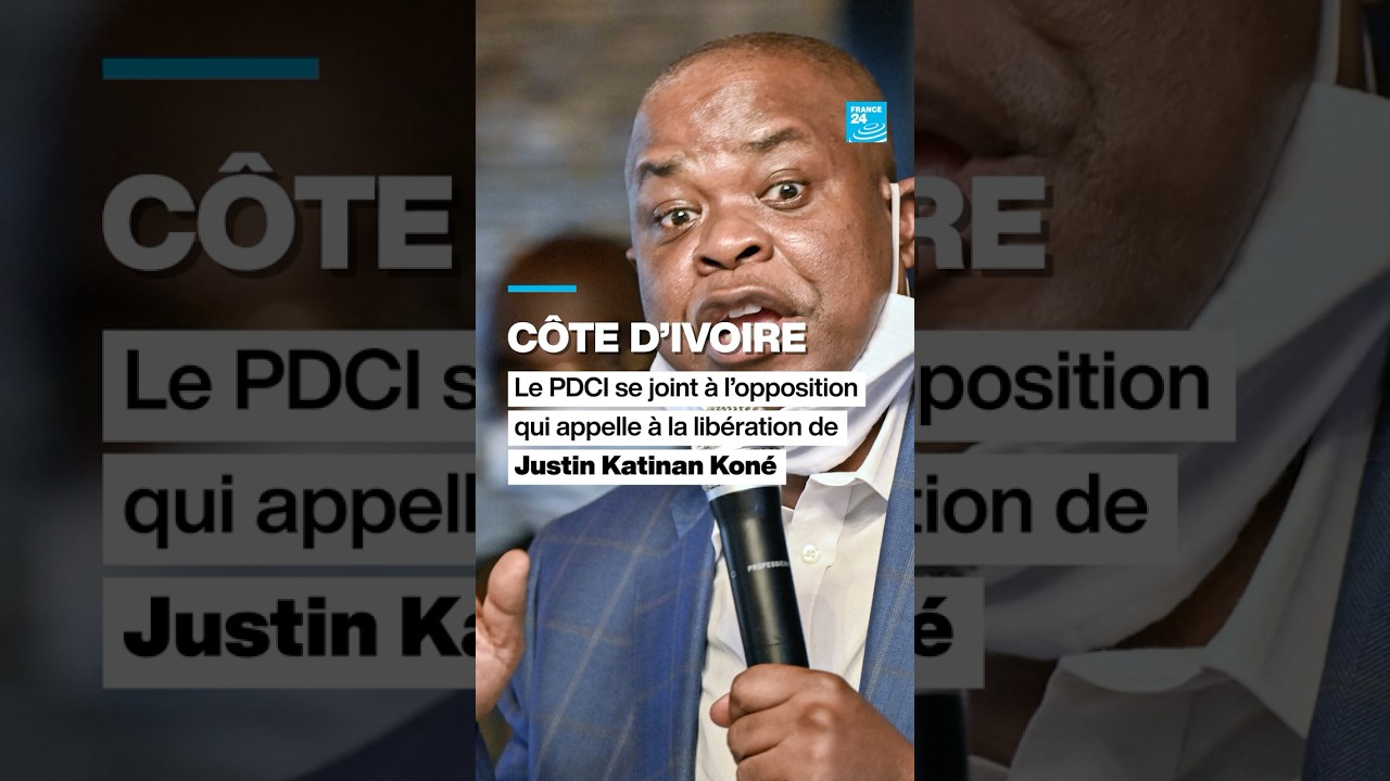 Côte d'Ivoire : l'opposition appelle à la libération de Justin Katinan Koné • FRANCE 24