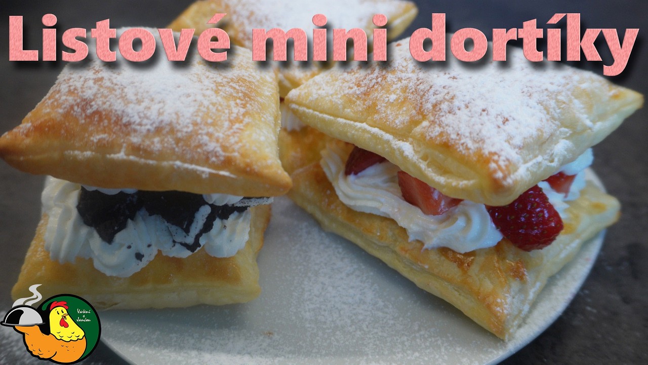 Listové mini dortíky
