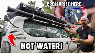 DIY Vehicle Water Storage: Roof Top, Pressurised, Hot Water