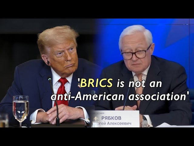 Russian Deputy Foreign Minister Sergei Ryabkov reiterated that BRICS is not an anti-American group.