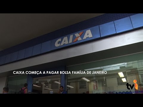 Vídeo: CAIXA começa a pagar Bolsa Família de janeiro