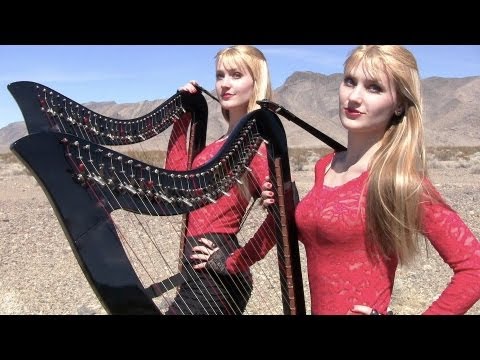 HIGHWAY TO HELL  - AC/DC (Harp Twins electric) Camille and Kennerly