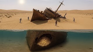 Как этот древний корабль с сокровищами потерялся в пустыне