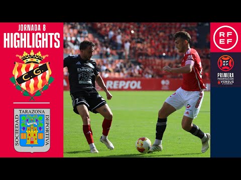 (RESUMEN Y GOLES) Nástic de Tarragona 2-1 SD Tarazona / J8 - 1ª RFEF G2 / Fuente: YouTube Real Federación Española de Fútbol
