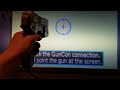Guncon PSX on a Sony Wega rear projection