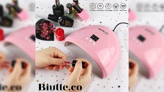 Pratinjau video produk Biutte.co Pengering Kutek Kuku UV LED Nail Dryer 36W - Mini-1