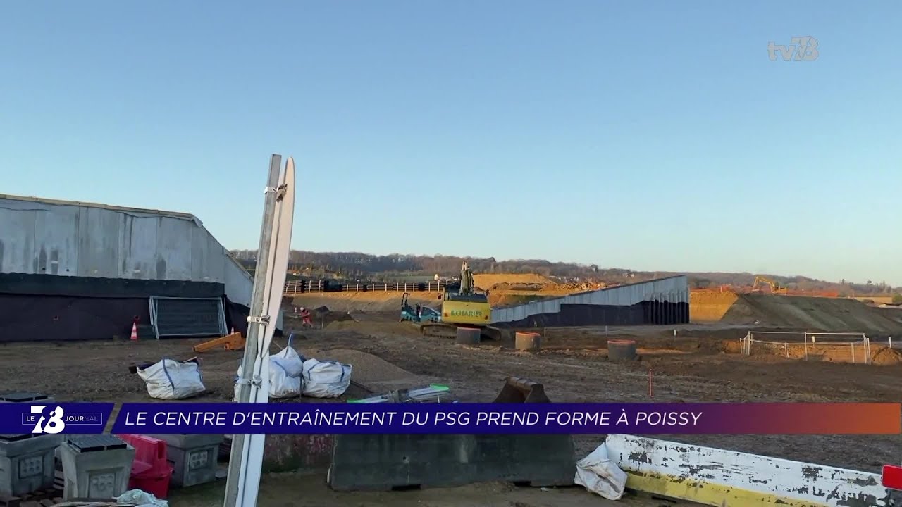 Yvelines | Le Centre d’entraînement du PSG prend forme à Poissy