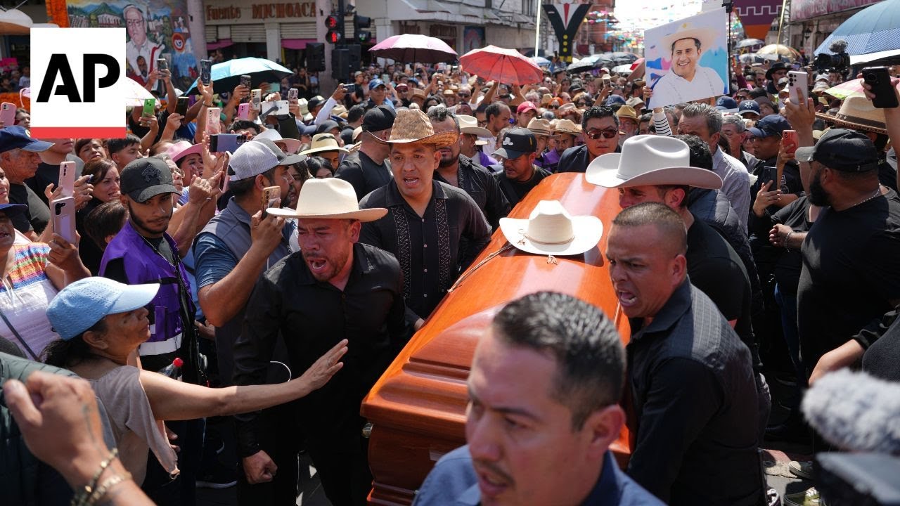 Family, friends mourn Mexican mayor fatally shot during festivities